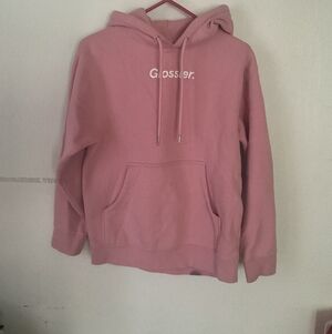 Glossier Blush Pink Sweatshirt